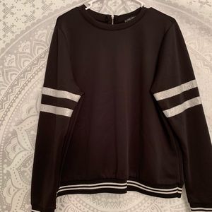 Black & Silver Forever21 Top